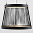 Hanglamp Kae incl. geïntegreerde 3-staps dimbare LED - zwart decoratief koord