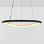 Hanglamp Celda met 3-staps dimbare LEDs in zwart-chroom