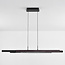 Design hanglamp zwart met donker hout met 3 staps dim - Liana