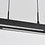 3-staps dimbare hanglamp Leia - zwart