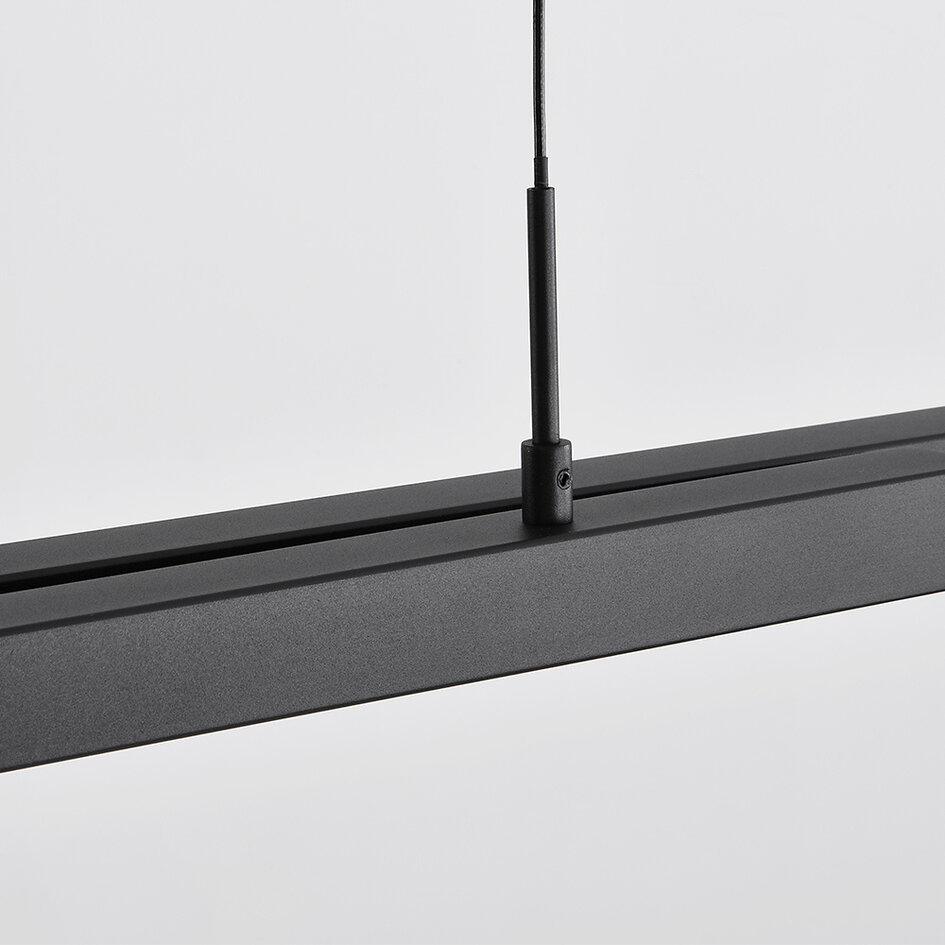 3-staps dimbare hanglamp Leia - zwart