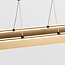 Hanglamp Lilia - zwart en goud met 3-staps dimbare LED