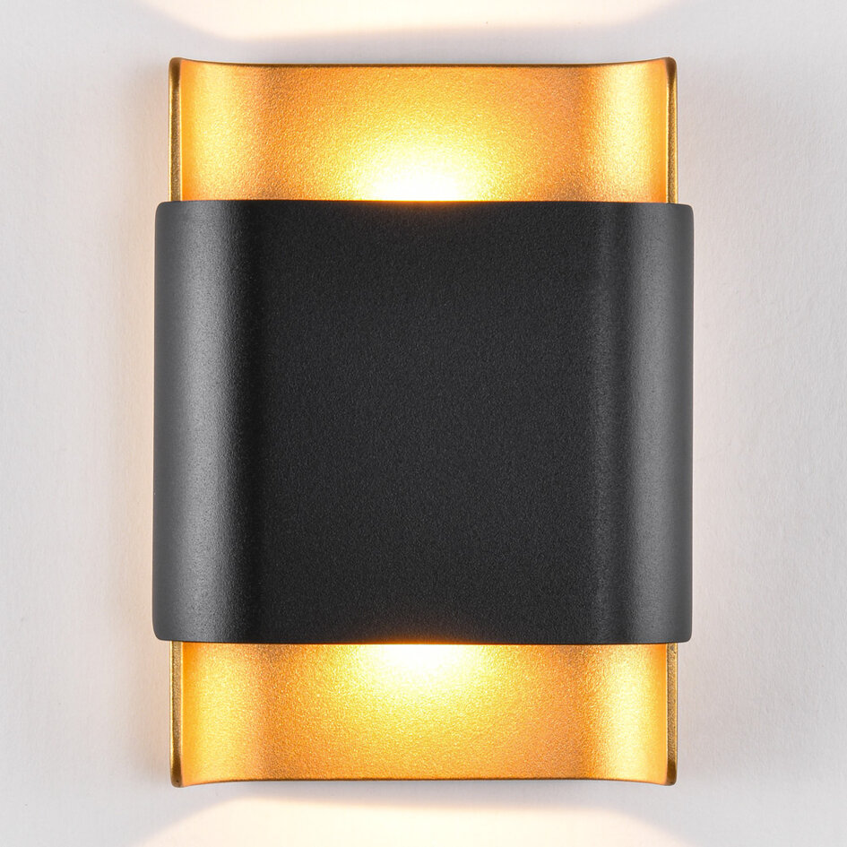 Zwarte buiten wandlamp - Vita