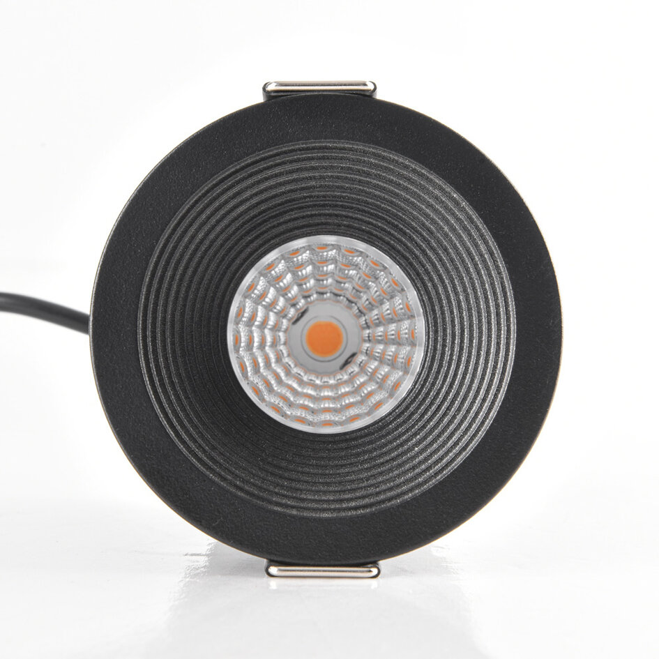 Inbouwspot Ilva met ribbel design