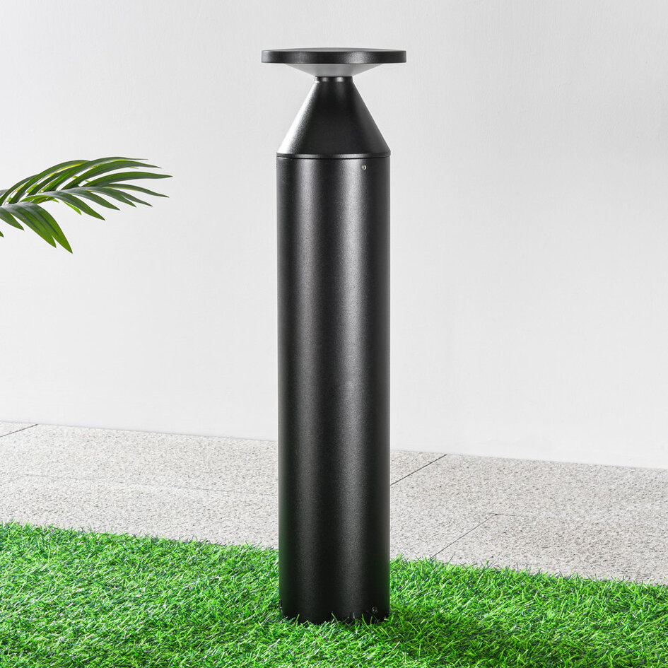 Zwarte staande buitenlamp - Ailo 50 cm