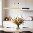 Hanglamp Lilia - zwart en goud met 3-staps dimbare LED