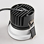 9W inbouwspot Meya met ring 1 - wit