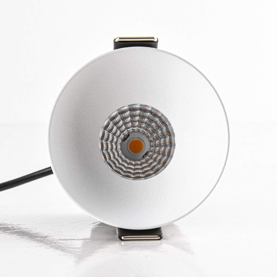 9W inbouwspot Meya met ring 1 - wit