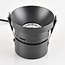 9W inbouwspot Meya met ring 1 in zwart