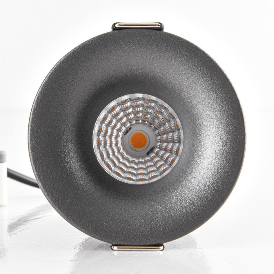 Inbouwspot Meya 9W met ring 2 - donkergrijs