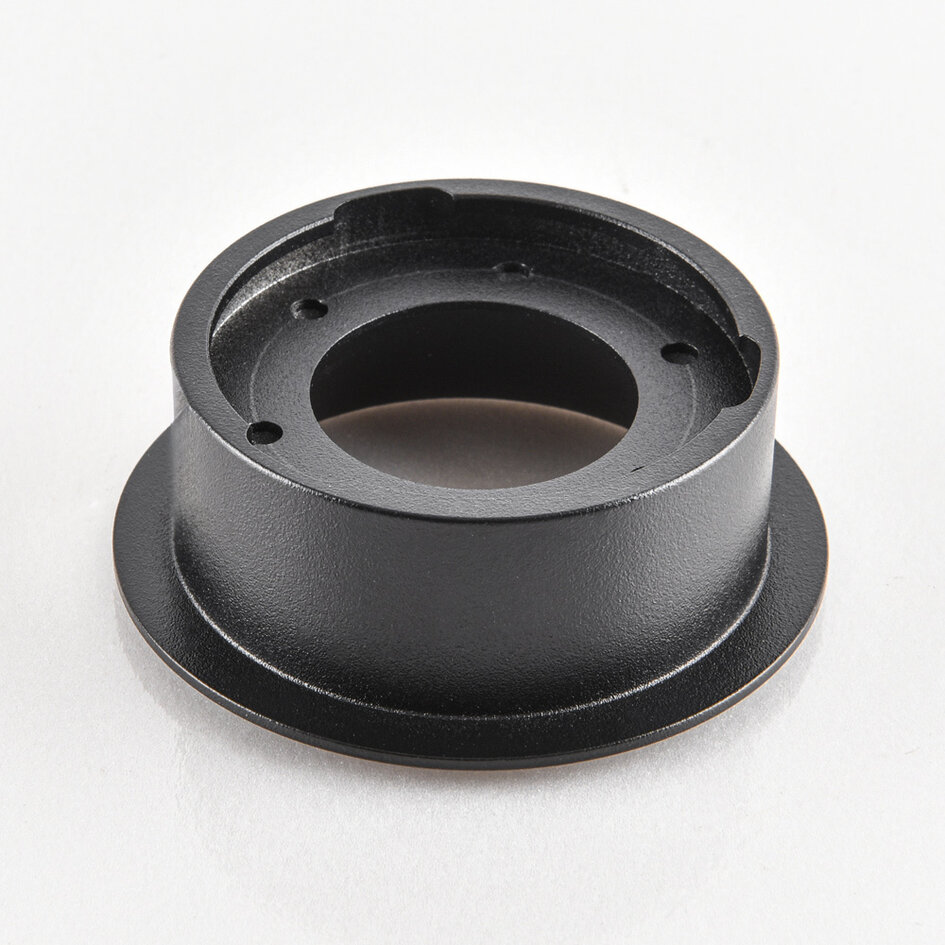 9W inbouwspot Meya met ring 3 - zwart