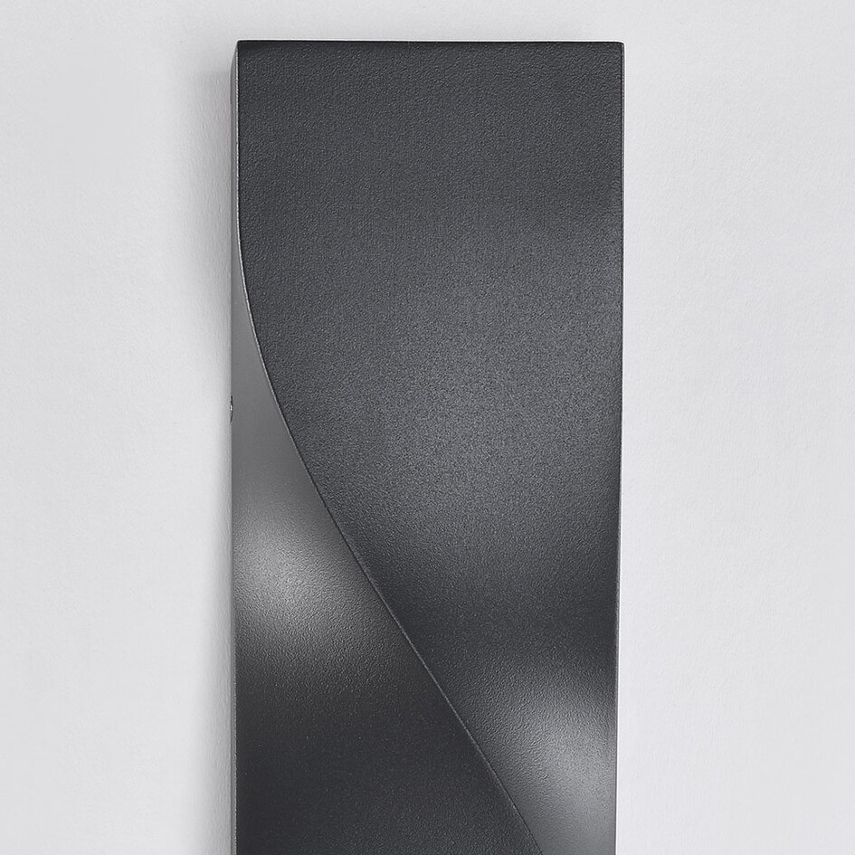 Industriële wandlamp buiten Aurelia - antraciet