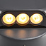 Ronde buitenwandlamp Geoffrey - zwart met geïntegreerde LED