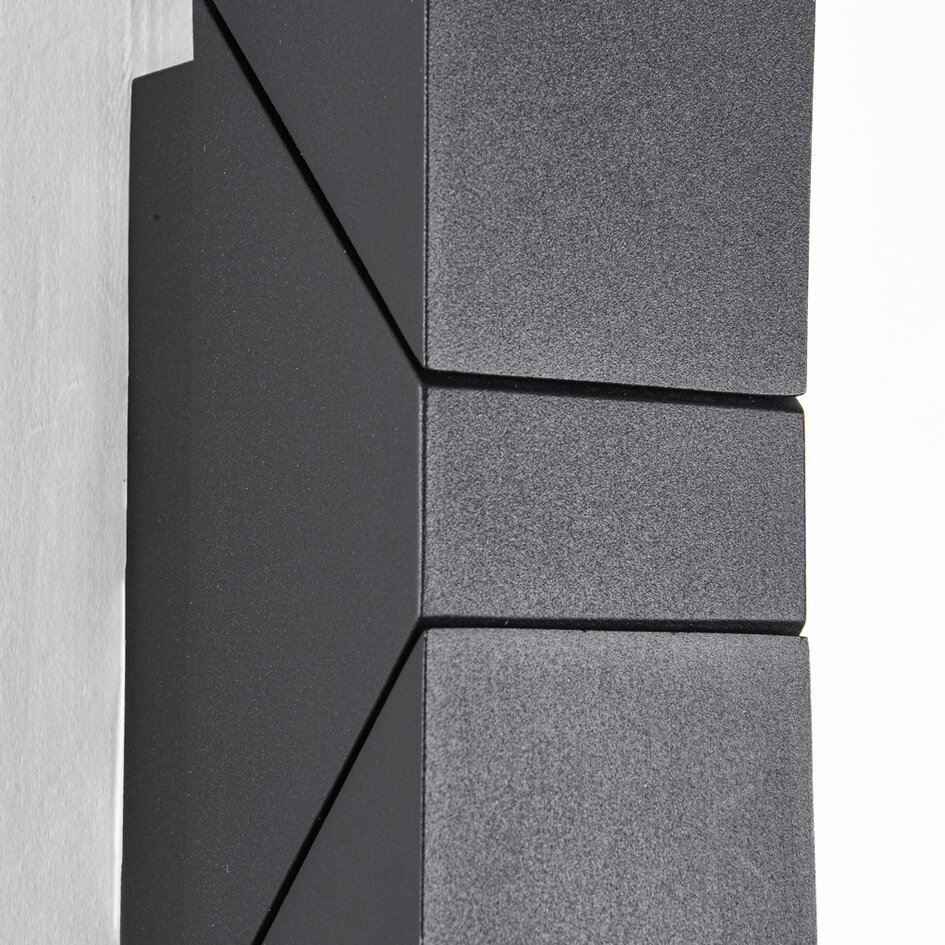 Verstelbare wandlamp Michael 2-lichts - zwart