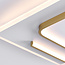 Vierkante design plafondlamp Rune 2-lichts met dimbare LEDs
