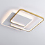 Vierkante design plafondlamp Rune 2-lichts met dimbare LEDs