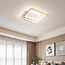 Vierkante design plafondlamp Rune 2-lichts met dimbare LEDs
