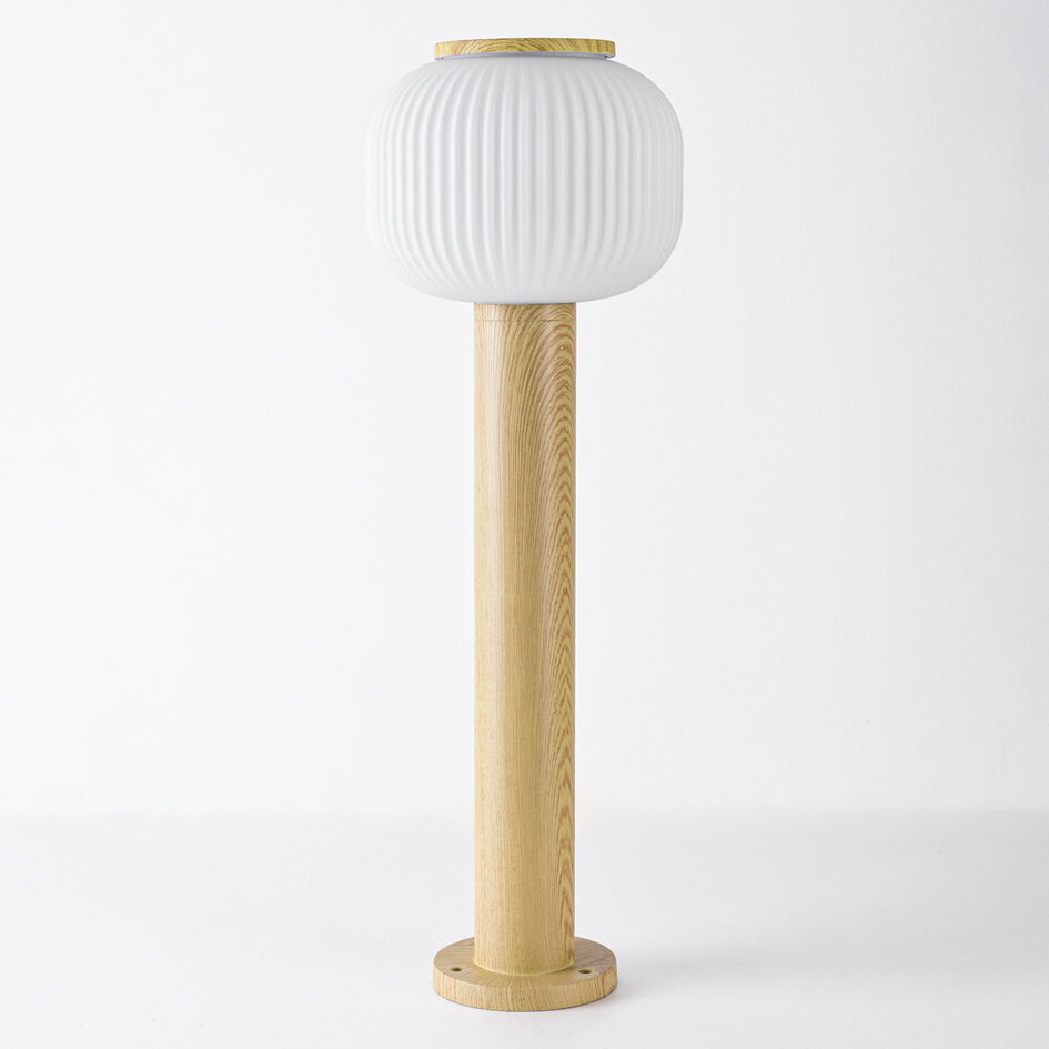 Staande buitenlamp met diffuser - Joah