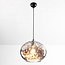 Design hanglamp met ovaal smoke glas – Palermo