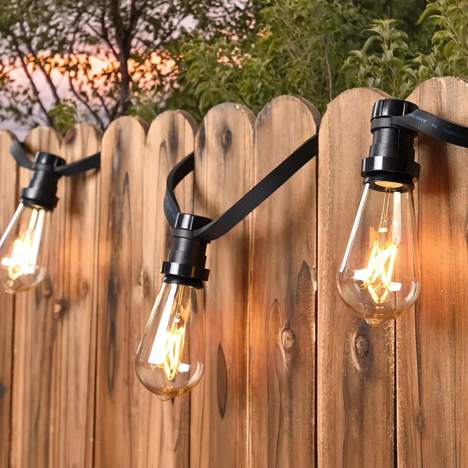 Prikkabel set met 3,5W filament lampen Ø60: optie dimbaar