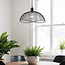 Minimalistische hanglamp van zwart metaal - Ravi