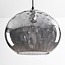 Design hanglamp met ovaal smoke glas – Palermo