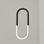 Design hanglamp Rohr - zwart met geïntegreerde LED