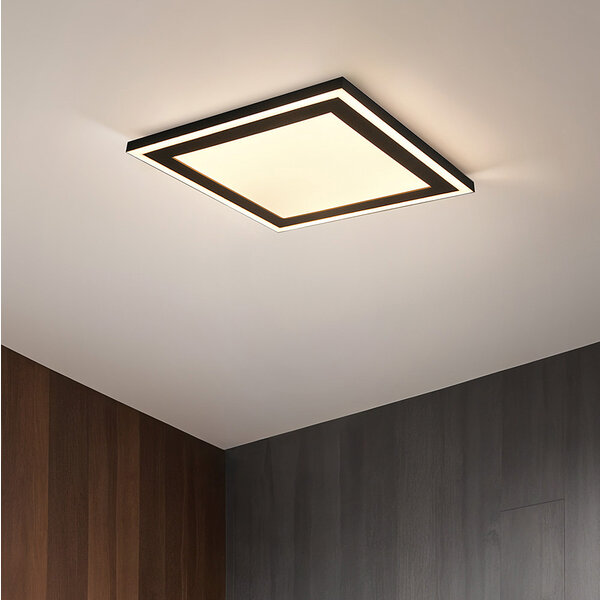 Vierkante plafondlamp 3-staps dimbaar - Noella