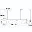 Zwarte hanglamp met smoke kappen, 4-lichts - Morandi