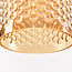 3-lichts moderne hanglamp Lana - amber glas