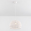 Bohemian hanglamp Kanpur, geweven henneptouw