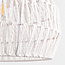 Bohemian hanglamp Kanpur, geweven henneptouw