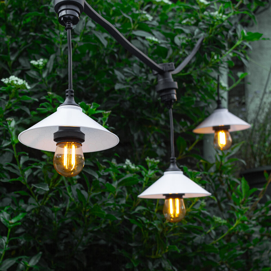 Kap voor prikkabel lampen - wit