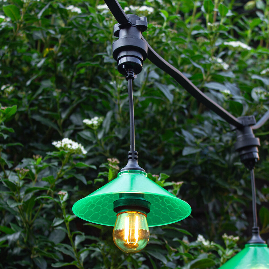 Kap voor prikkabel lampen - groen