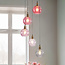 Hanglamp 5-lichts met gekleurd glas - Liya