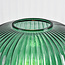 Tafellamp Inaya - goud met geribbeld groen glas