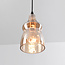 3-lichts industriële hanglamp met amber glas - Maracas