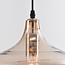 3-lichts industriële hanglamp met amber glas - Maracas