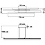 Design hanglamp zwart met 3-staps dimmer - Liana