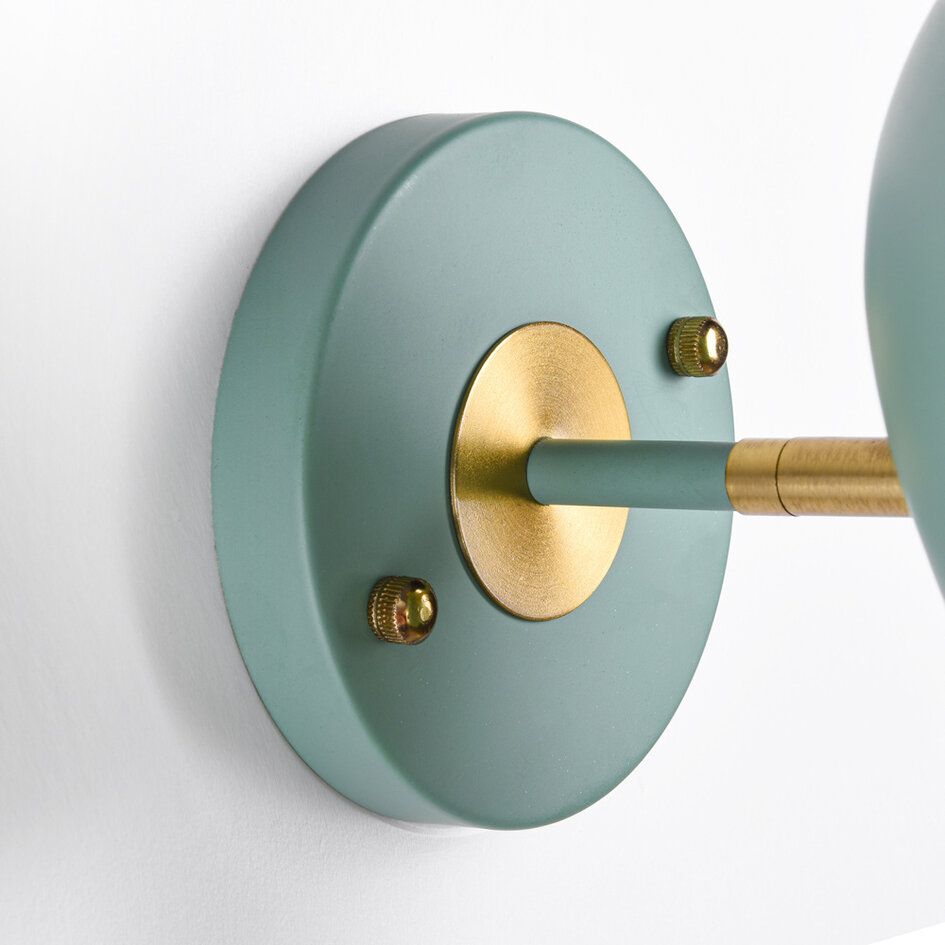 Groene wandlamp Raya