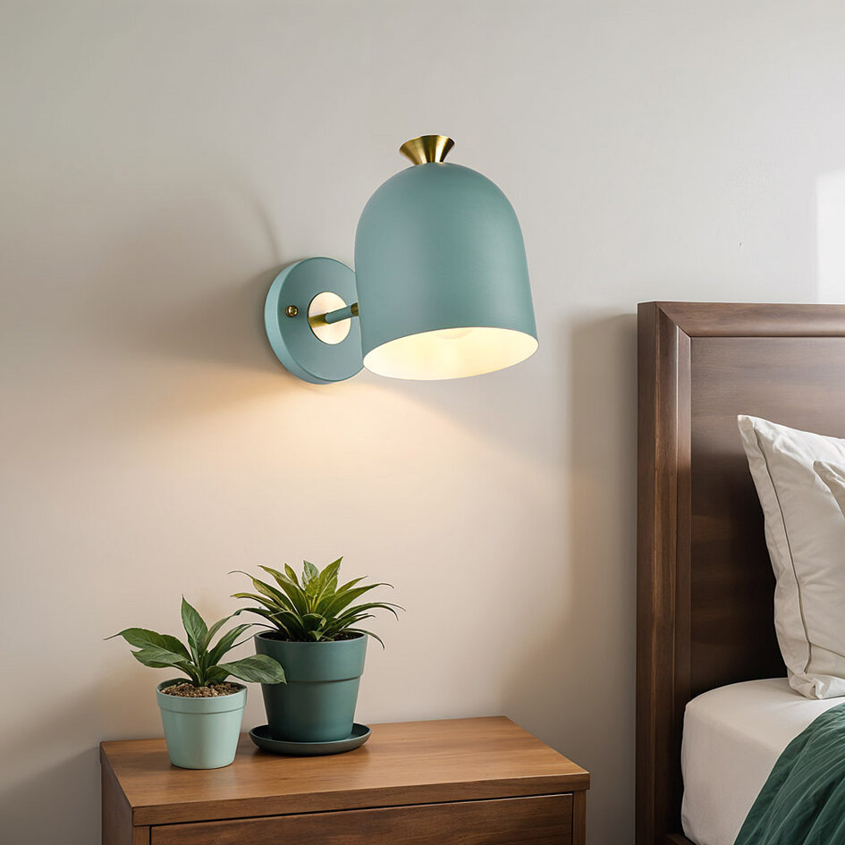 Groene wandlamp Raya