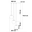 3-lichts hanglamp Addy zwart met melkwit glas