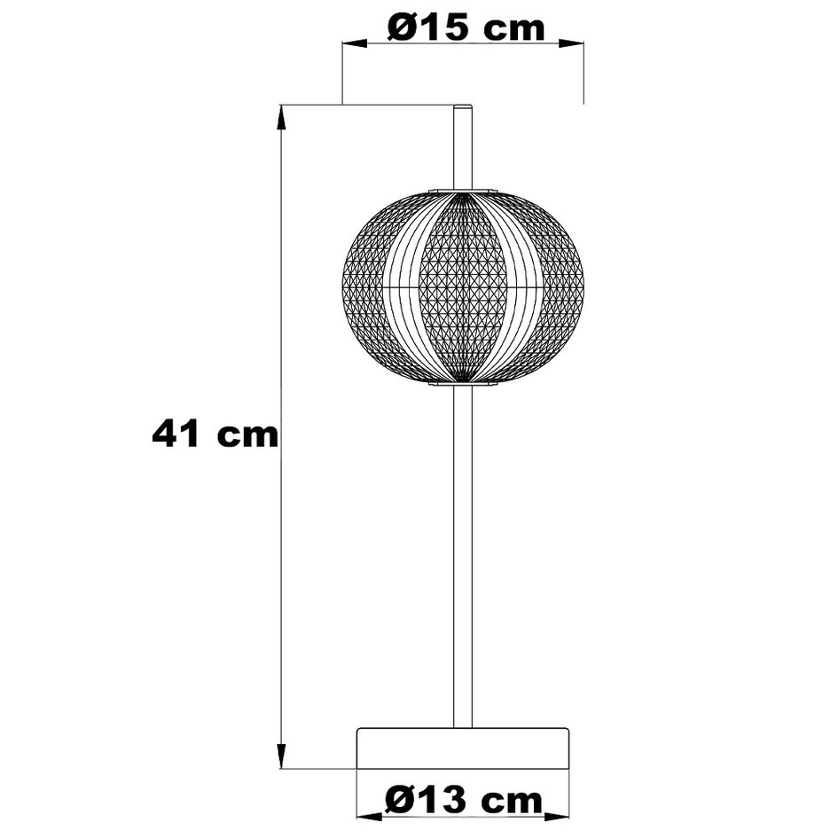 Elegante tafellamp met geïntegreerde dimbare LEDs - Solv