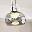 Hanglamp met smoke glas en 3-staps dim - Mette