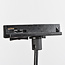 1-fase rail hanglamp met smoke glas met spiegeleffect - Noi
