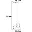 Industriële hanglamp lichtblauw - Modra