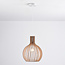 Boho houten hanglamp Legno - rond