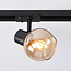 1-fase railsysteem set van 1,5 meter met Melle spots, amber glas