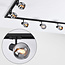 Modern 1-fase railsysteem van 3 meter met Melle smoke spots - plafondlamp