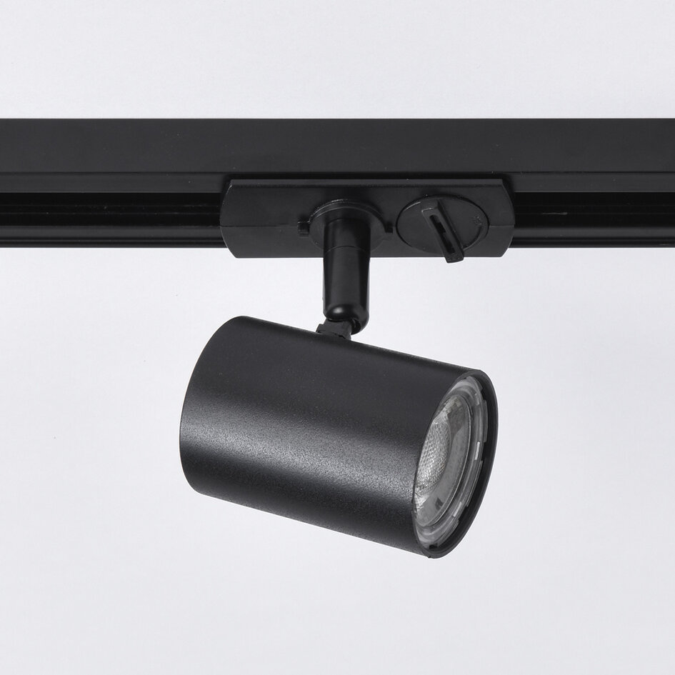 1-fase railsysteem set van 1,5 meter met Nox spots, 3-staps dimbaar